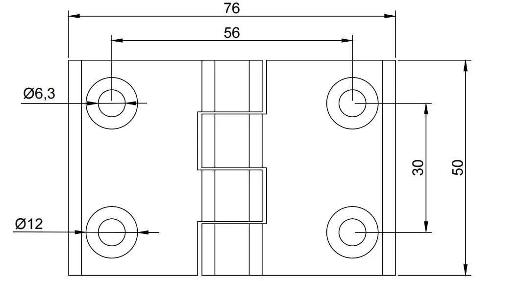 Mini Stainless Steel Positioning Symmetrical Damping Hinge Adjustable Torque Damping Hinge Casting Hinge