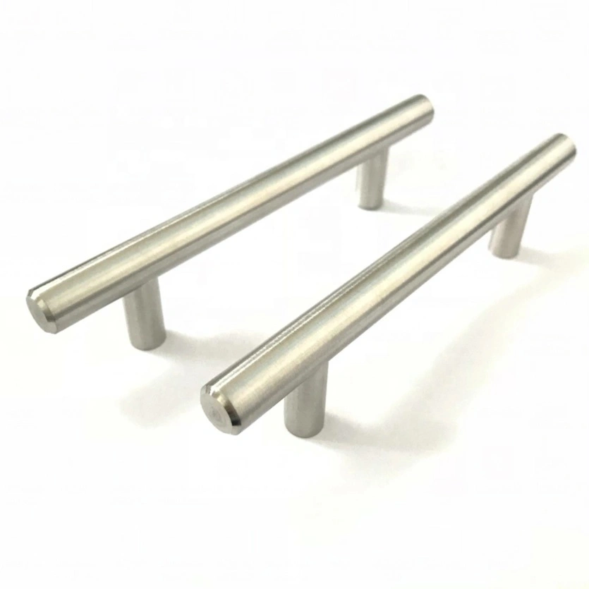 T Bar Stainless Steel Solid Furniture Drawer Hollow Golden Cabinet Handles