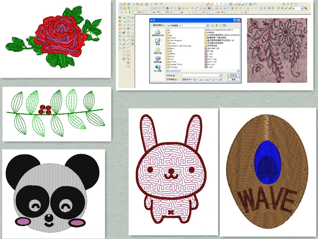 Isew Emcad Embroidery Software Pattern Design System Easy to Learn