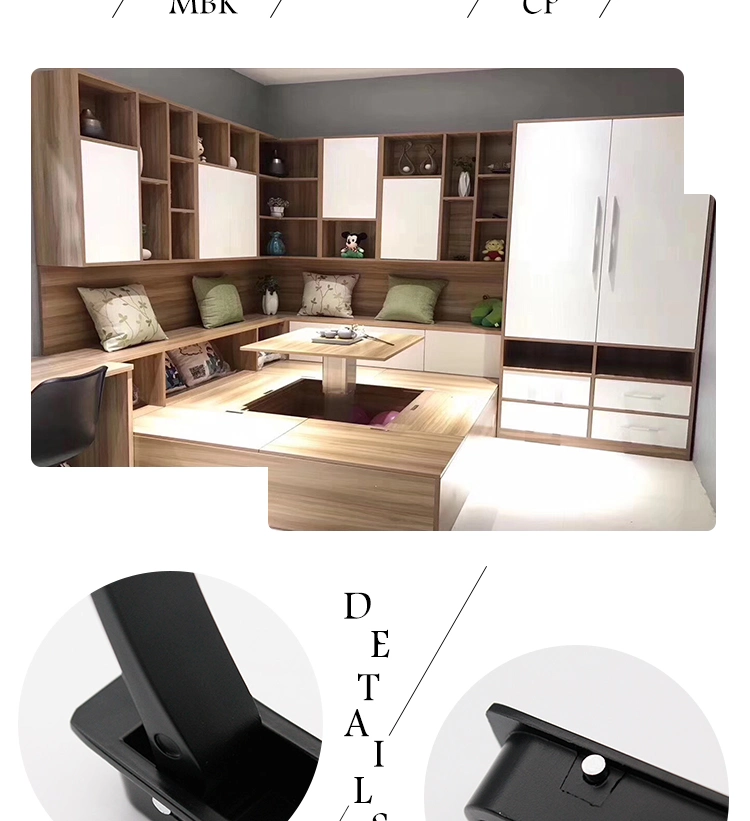 Manufacturer Zinc Alloy Concealed Handle Cheap Tatami Hidden Handle Bedroom Handle